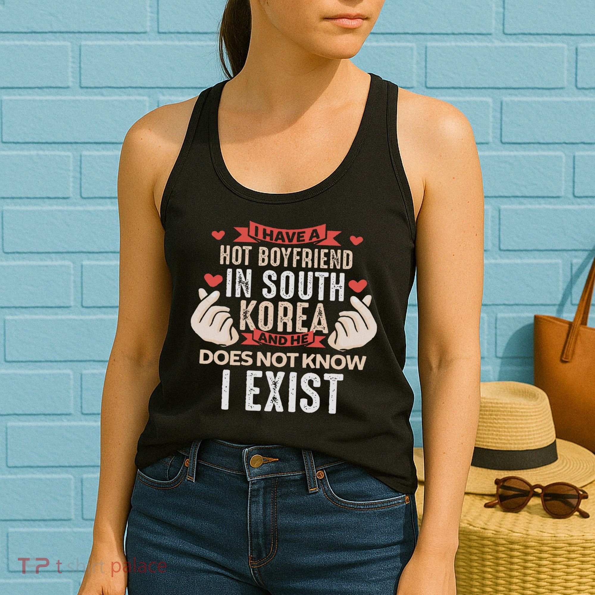 I Have A Boyfriend Who Is Bias Kpop Merch Merchandise Gift Women's Tank Top