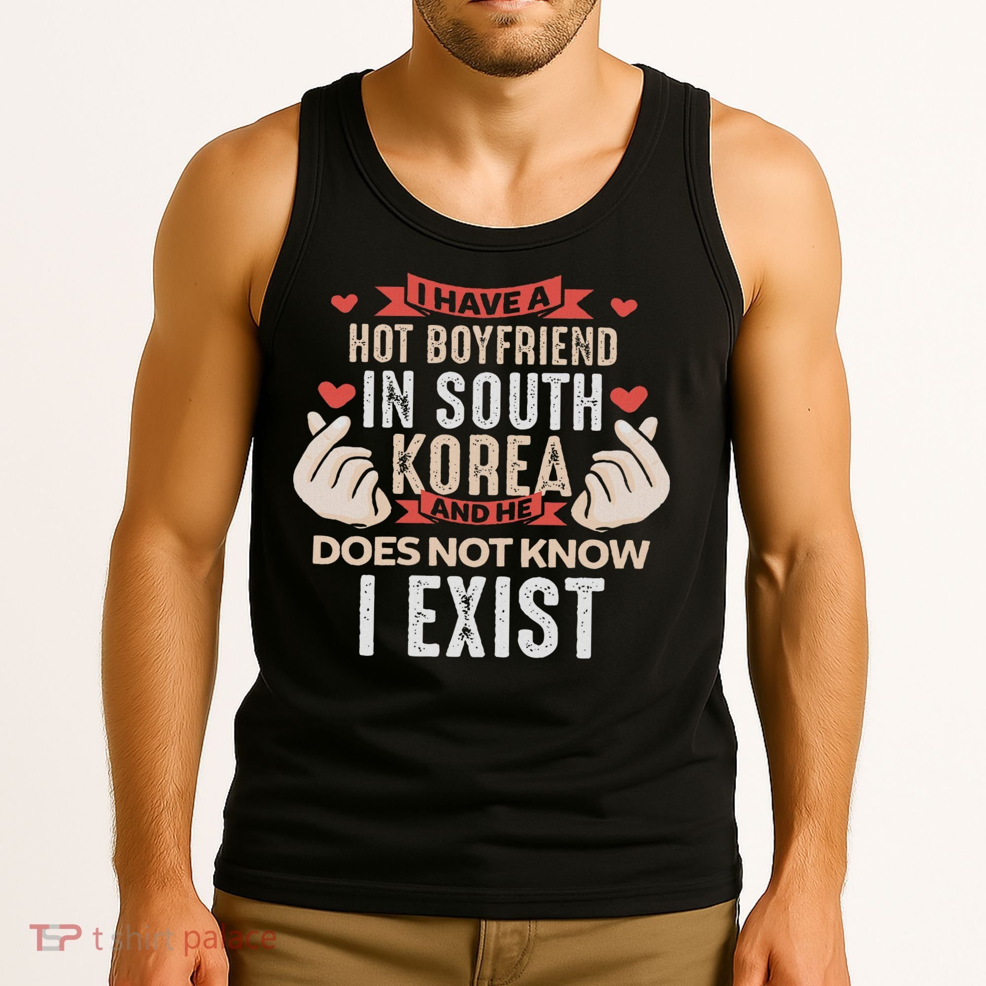 I Have A Boyfriend Who Is Bias Kpop Merch Merchandise Gift Tank Top
