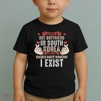 I Have A Boyfriend Who Is Bias Kpop Merch Merchandise Gift Toddler T-Shirt thumb 2