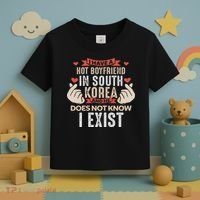 I Have A Boyfriend Who Is Bias Kpop Merch Merchandise Gift Toddler T-Shirt thumb 3