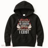 I Have A Boyfriend Who Is Bias Kpop Merch Merchandise Gift Kids Hoodie thumb 0