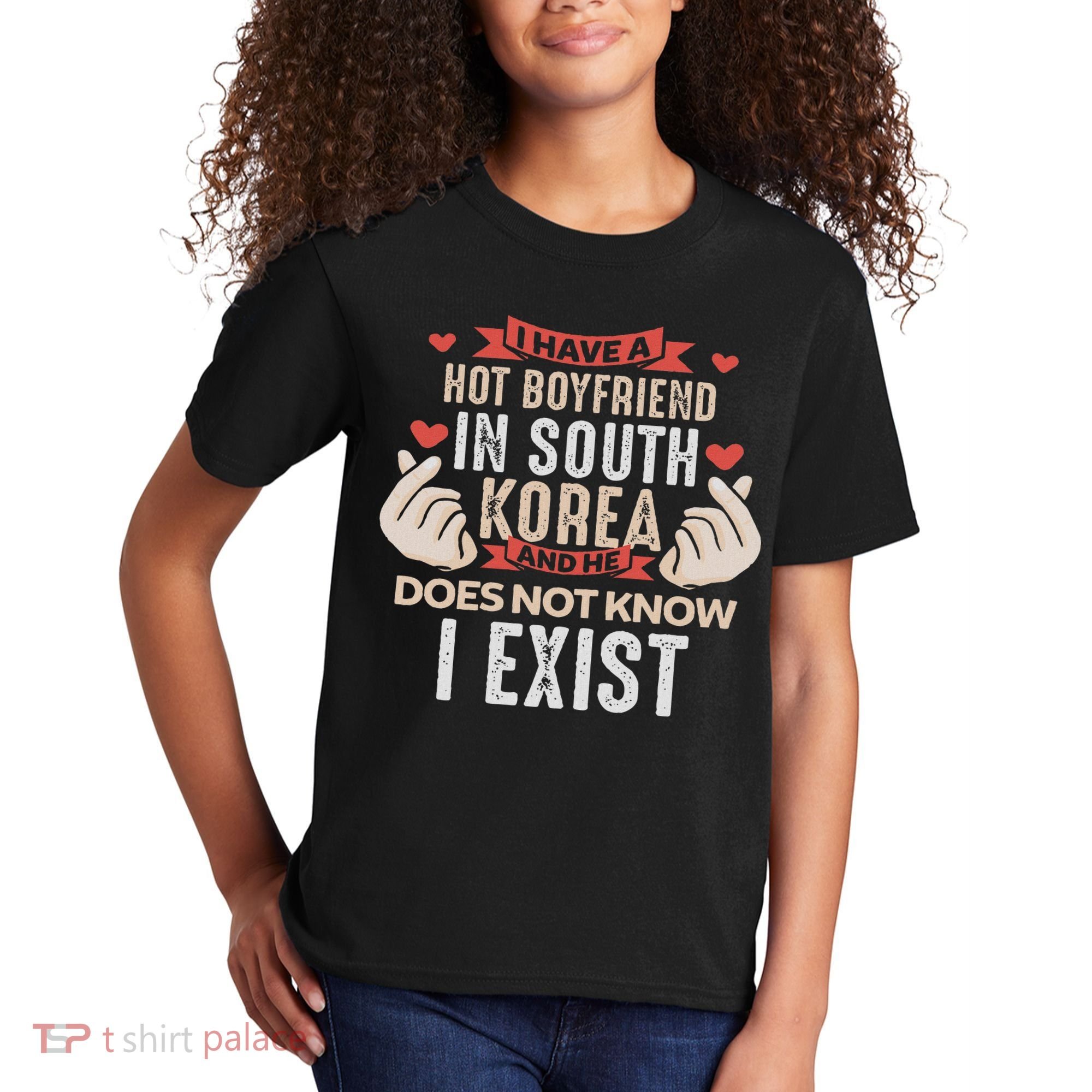 I Have A Boyfriend Who Is Bias Kpop Merch Merchandise Gift Kids T-Shirt