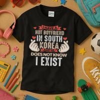 I Have A Boyfriend Who Is Bias Kpop Merch Merchandise Gift Kids T-Shirt thumb 3