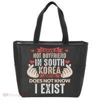 I Have A Boyfriend Who Is Bias Kpop Merch Merchandise Gift Tote Bag thumb 0