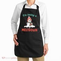 I'm Having A Meltdown Retro Christmas Snowman Gift Apron thumb 2