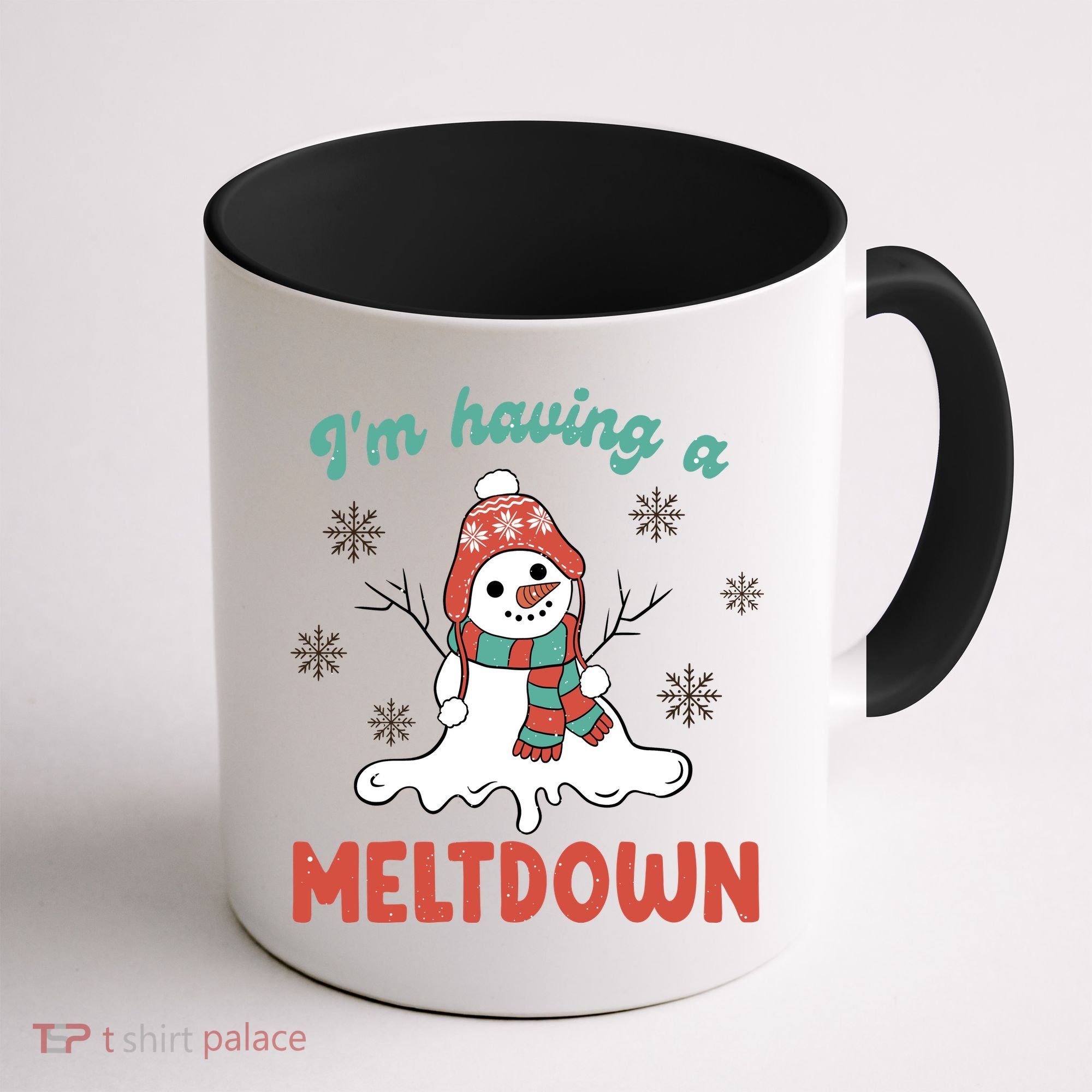 I'm Having A Meltdown Retro Christmas Snowman Gift Coffee Mug
