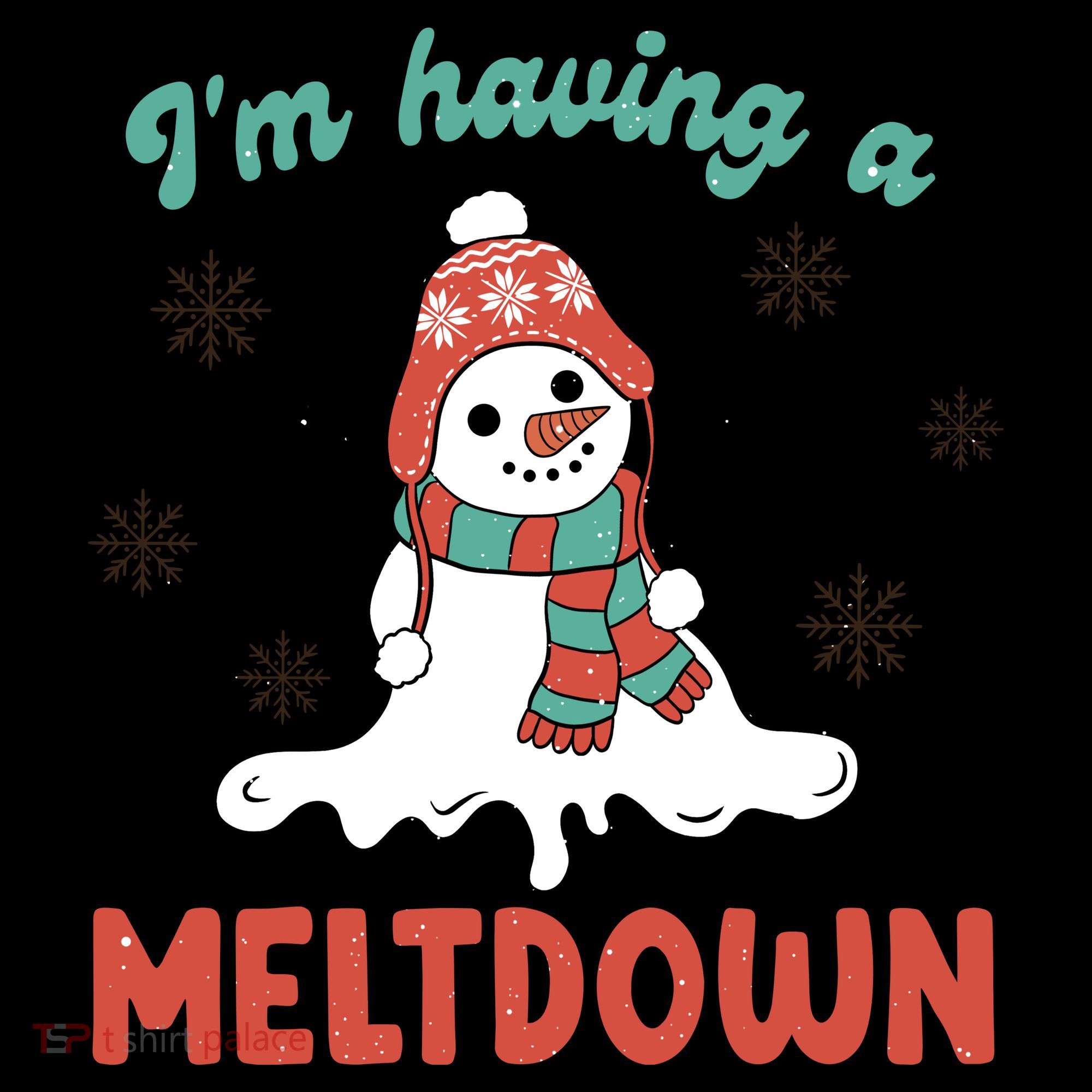 I'm Having A Meltdown Retro Christmas Snowman Gift Coffee Mug