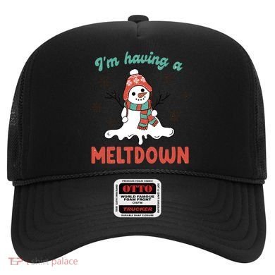 I'm Having A Meltdown Retro Christmas Snowman Gift Hat