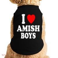 I Heart Amish Attraction Handsome Hot Sexy Doggie Tank thumb 0