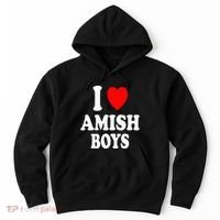 I Heart Amish Attraction Handsome Hot Sexy Hoodie thumb 0