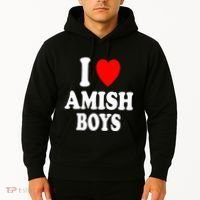 I Heart Amish Attraction Handsome Hot Sexy Hoodie thumb 2