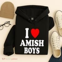 I Heart Amish Attraction Handsome Hot Sexy Hoodie thumb 4