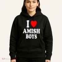 I Heart Amish Attraction Handsome Hot Sexy Hoodie thumb 5