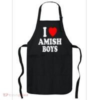 I Heart Amish Attraction Handsome Hot Sexy Apron thumb 0