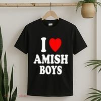 I Heart Amish Attraction Handsome Hot Sexy T-Shirt thumb 2