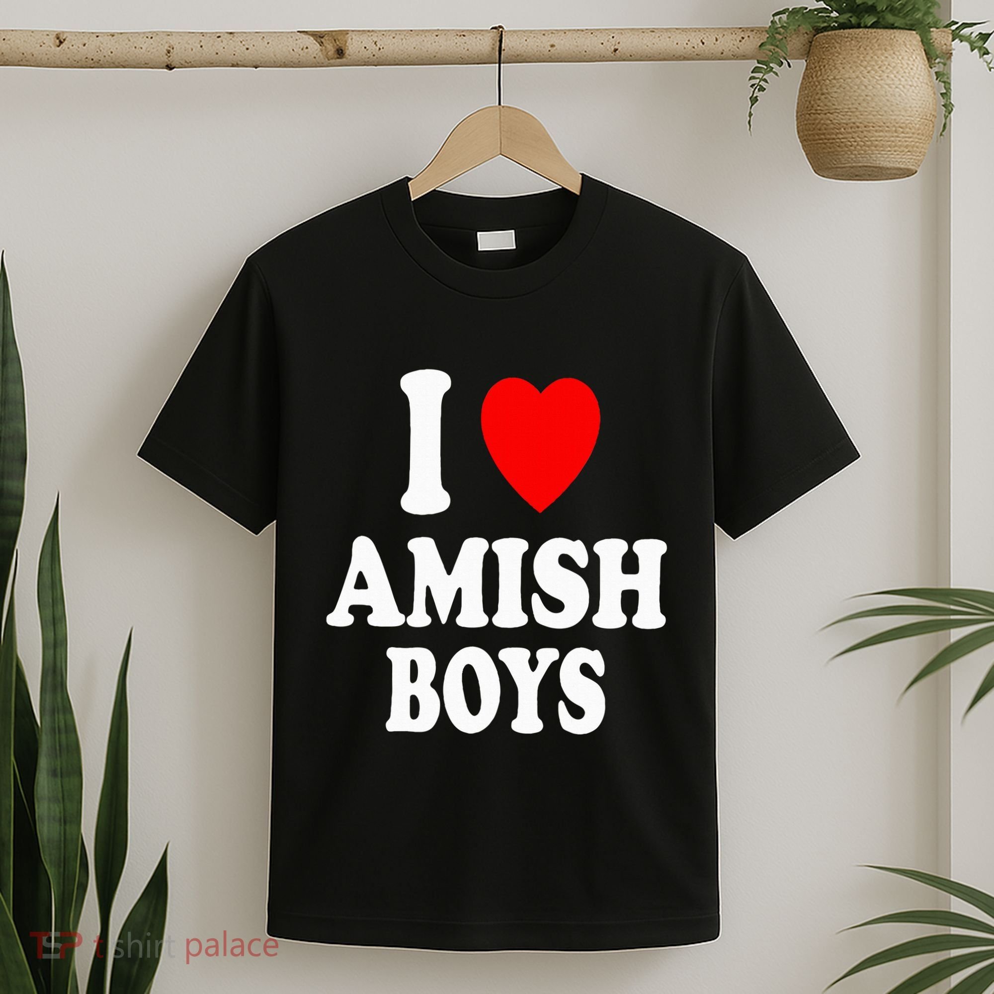 I Heart Amish Attraction Handsome Hot Sexy T-Shirt