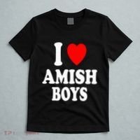 I Heart Amish Attraction Handsome Hot Sexy T-Shirt thumb 5