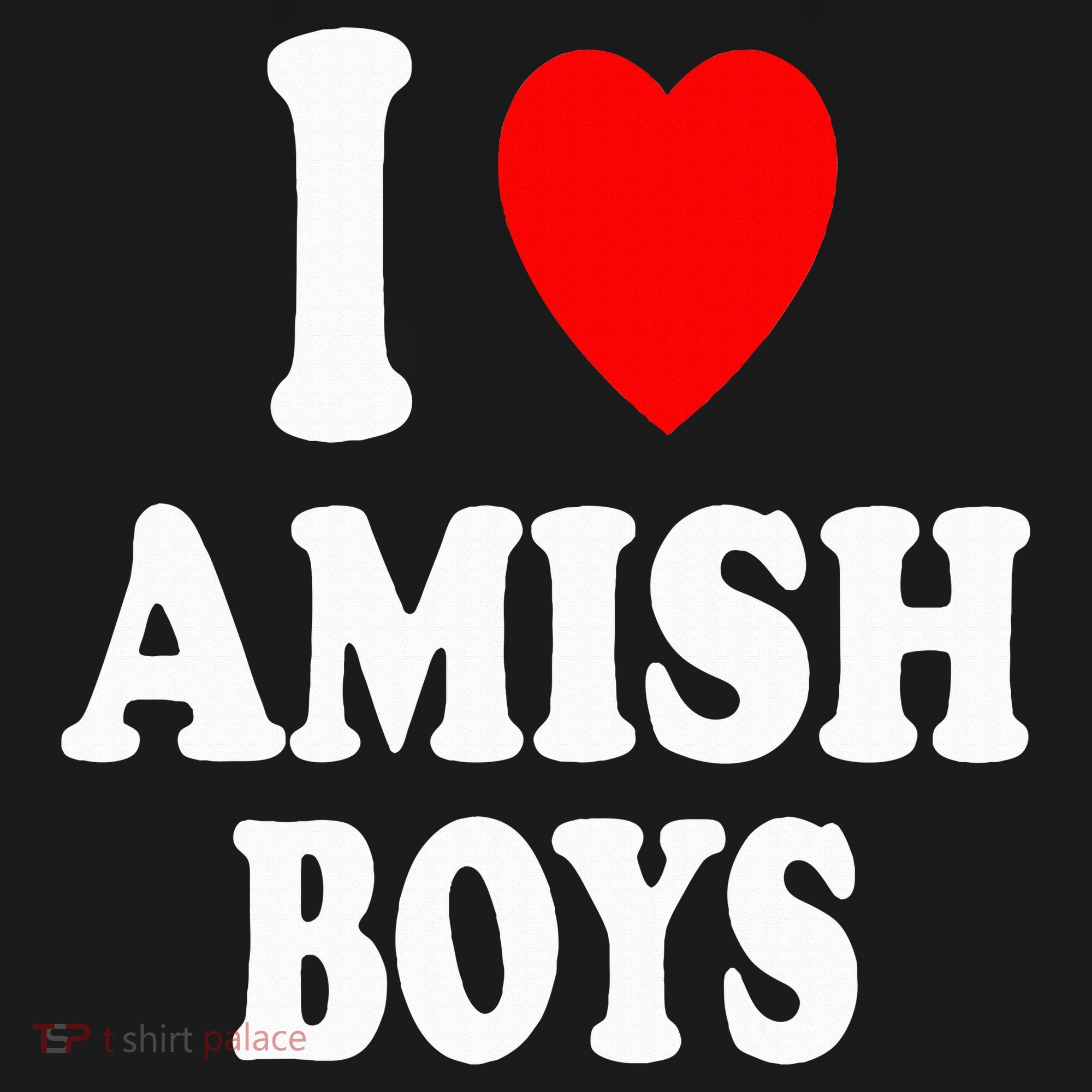 I Heart Amish Attraction Handsome Hot Sexy Women's Hoodie