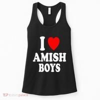 I Heart Amish Attraction Handsome Hot Sexy Women's Tank Top thumb 0