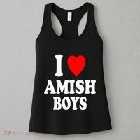 I Heart Amish Attraction Handsome Hot Sexy Women's Tank Top thumb 3