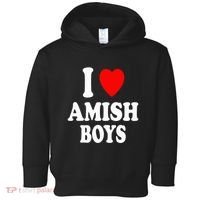 I Heart Amish Attraction Handsome Hot Sexy Toddler Hoodie thumb 0
