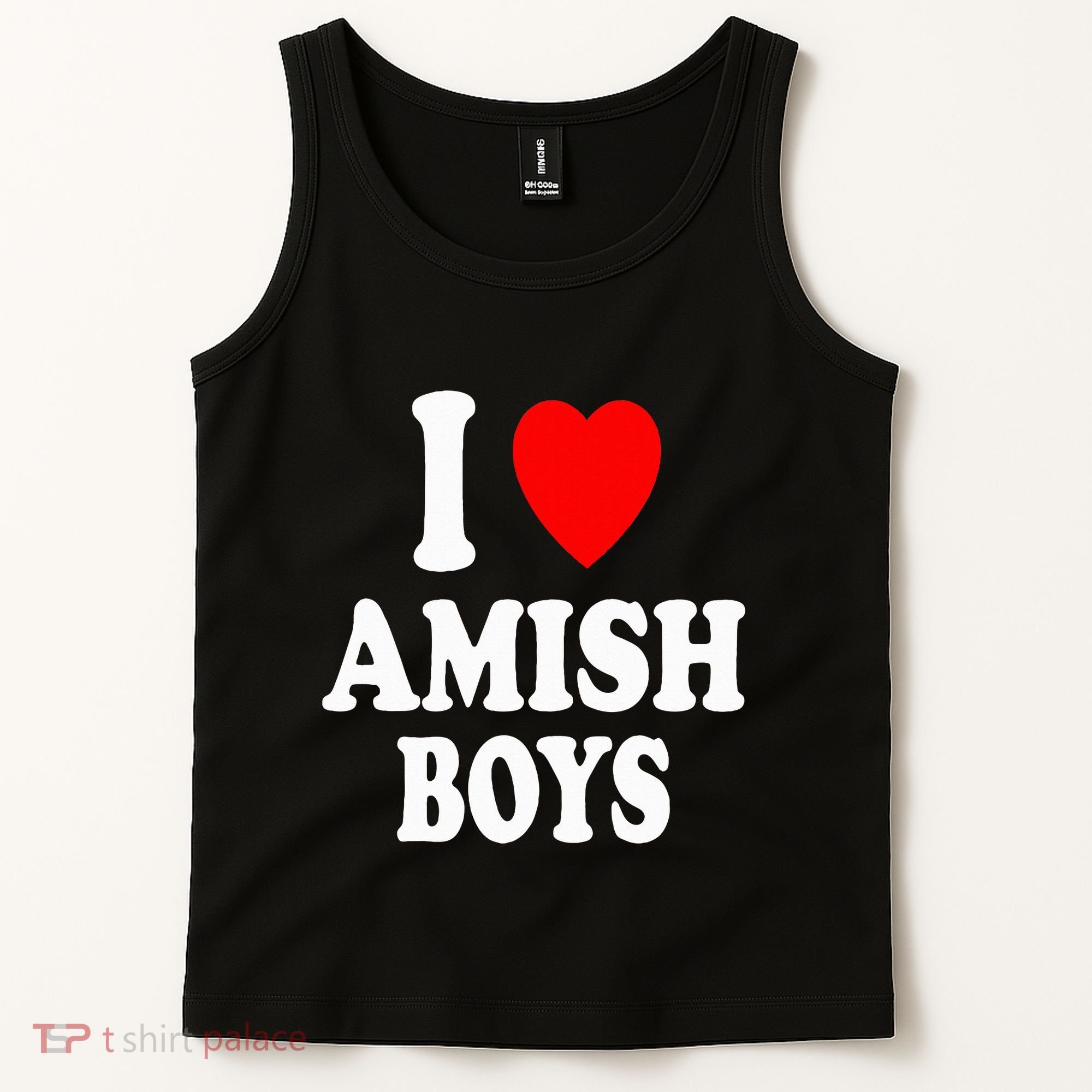 I Heart Amish Attraction Handsome Hot Sexy Tank Top