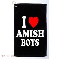 I Heart Amish Attraction Handsome Hot Sexy Golf Towel thumb 0