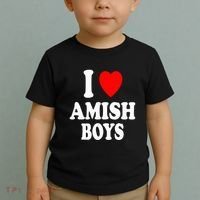I Heart Amish Attraction Handsome Hot Sexy Toddler T-Shirt thumb 2