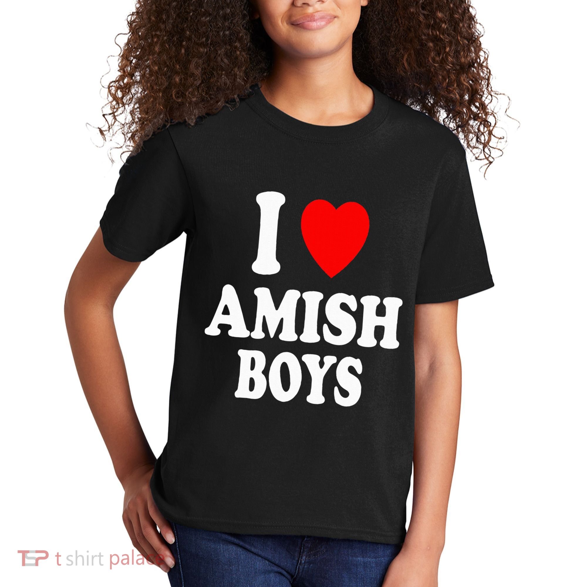 I Heart Amish Attraction Handsome Hot Sexy Kids T-Shirt