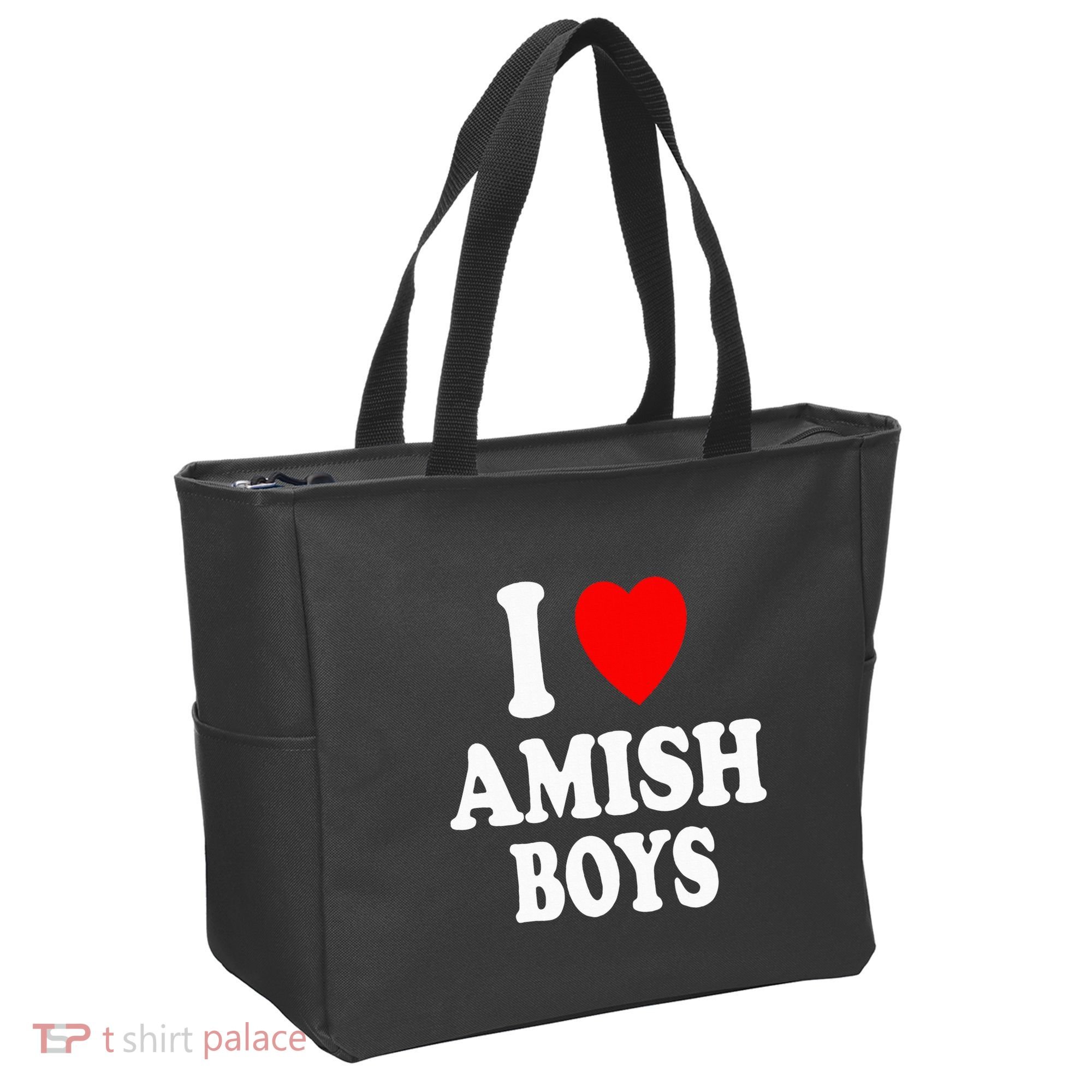 I Heart Amish Attraction Handsome Hot Sexy Tote Bag