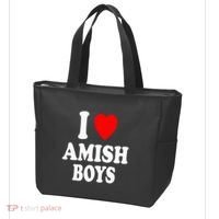 I Heart Amish Attraction Handsome Hot Sexy Tote Bag thumb 3