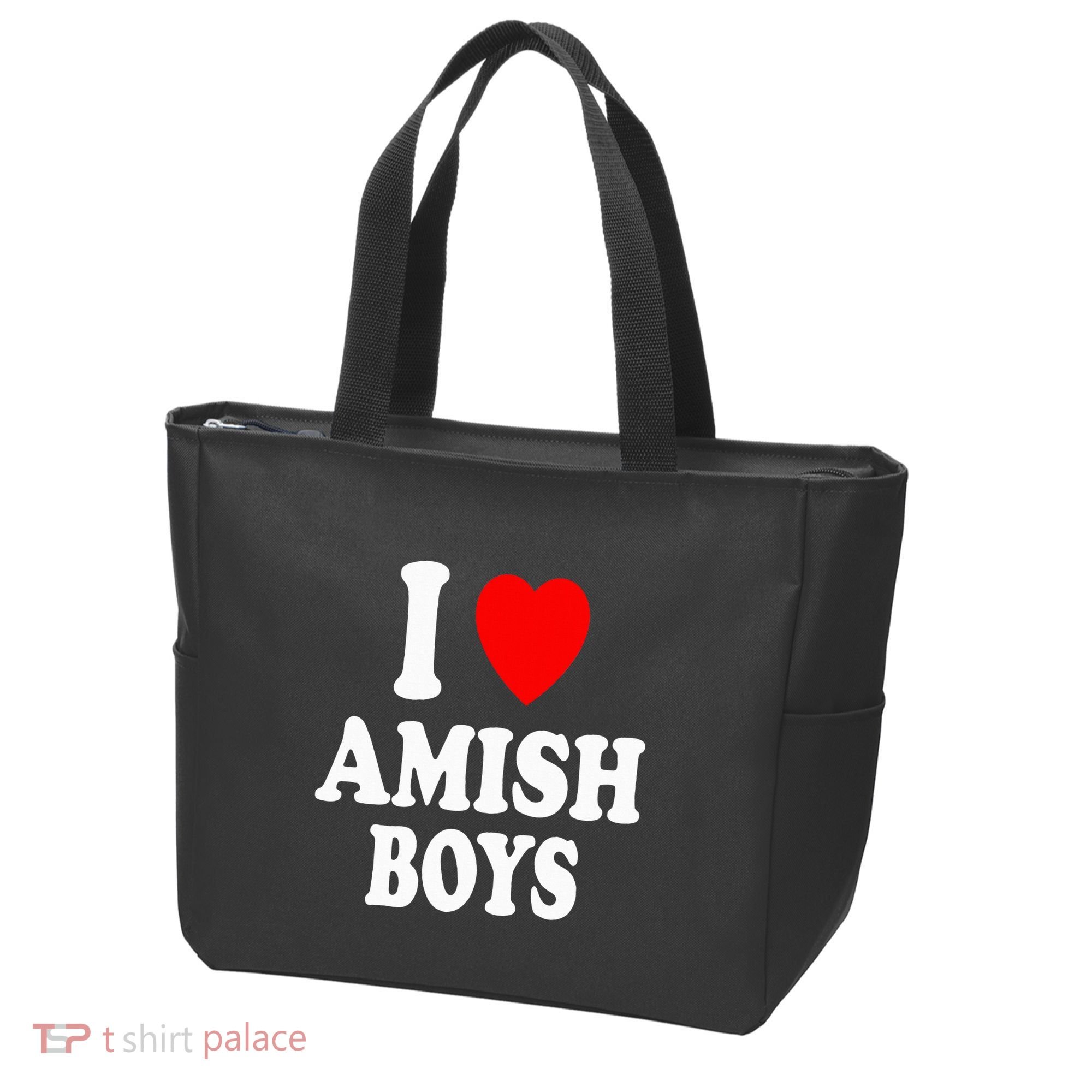 I Heart Amish Attraction Handsome Hot Sexy Tote Bag