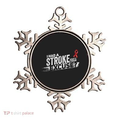 I Had A Stroke Whats Your Excuse Funny Stroke Survivor Ornament