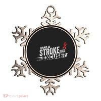 I Had A Stroke Whats Your Excuse Funny Stroke Survivor Ornament thumb 0
