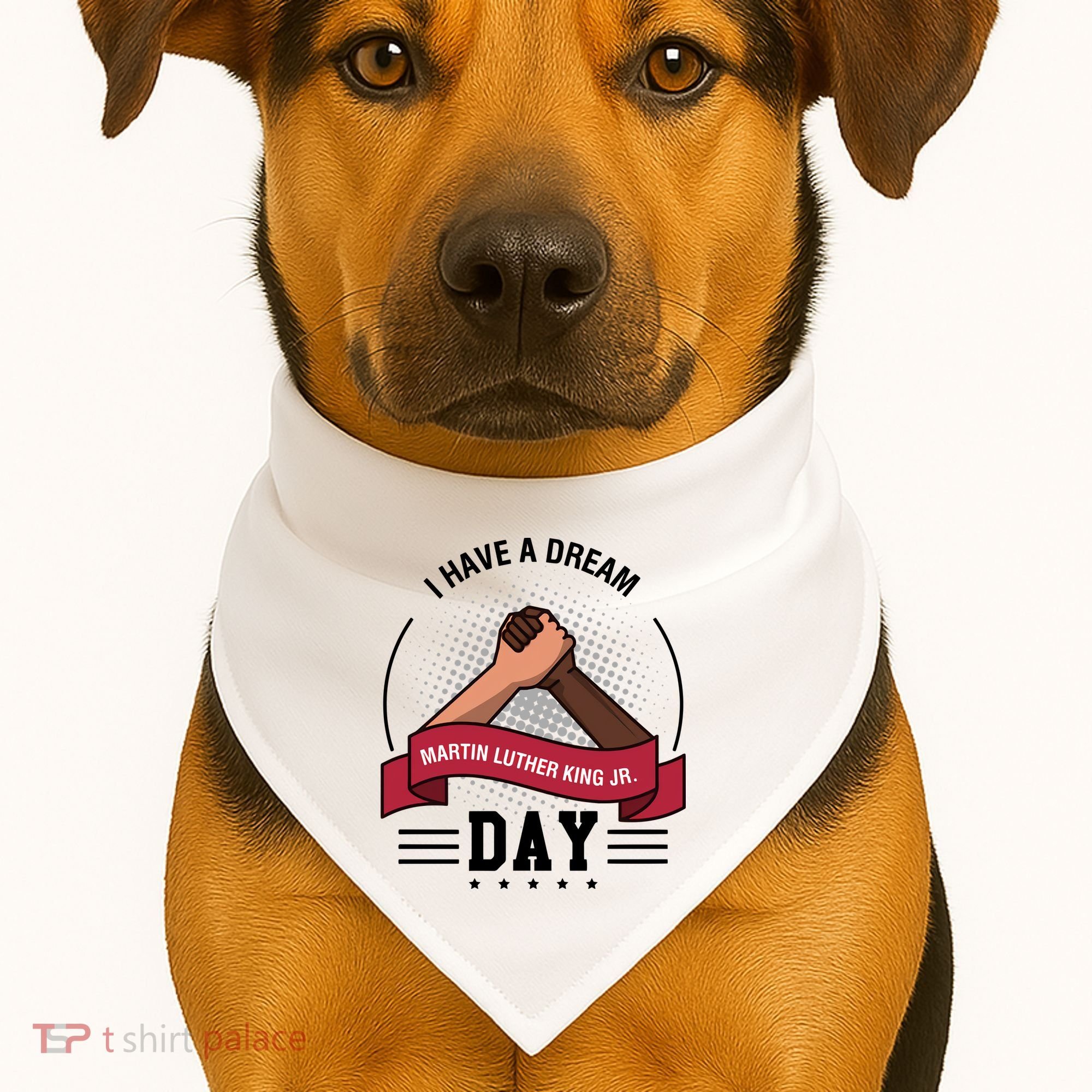 I Have A Dream Day Martin Luther King Jr MLK Trending Gift Idea USA-Made Doggie Bandana