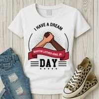 I Have A Dream Day Martin Luther King Jr MLK Trending Gift Idea Women's T-Shirt thumb 3