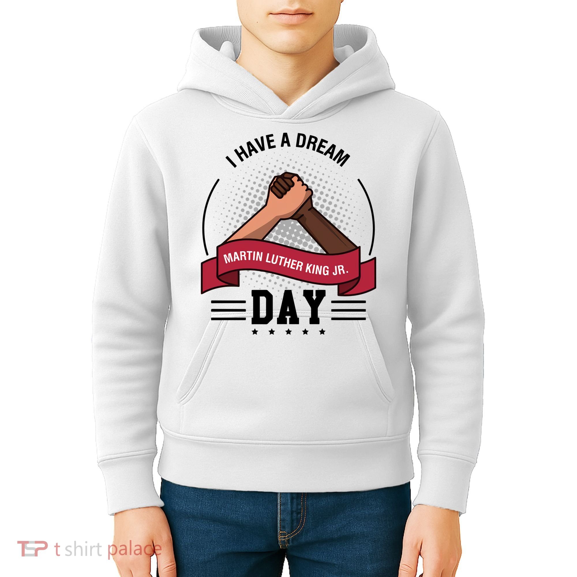 I Have A Dream Day Martin Luther King Jr MLK Trending Gift Idea Kids Hoodie