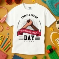 I Have A Dream Day Martin Luther King Jr MLK Trending Gift Idea Kids T-Shirt thumb 3