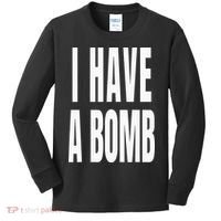 I Have A Bomb Kids Long Sleeve Shirt thumb 0