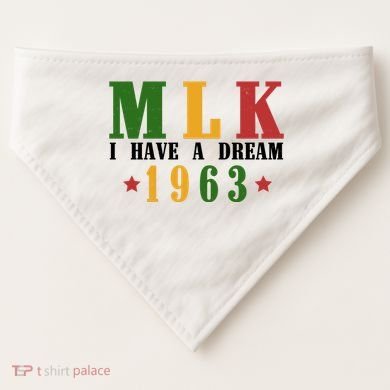 I Have A Dream Mlk Day 1963 USA-Made Doggie Bandana