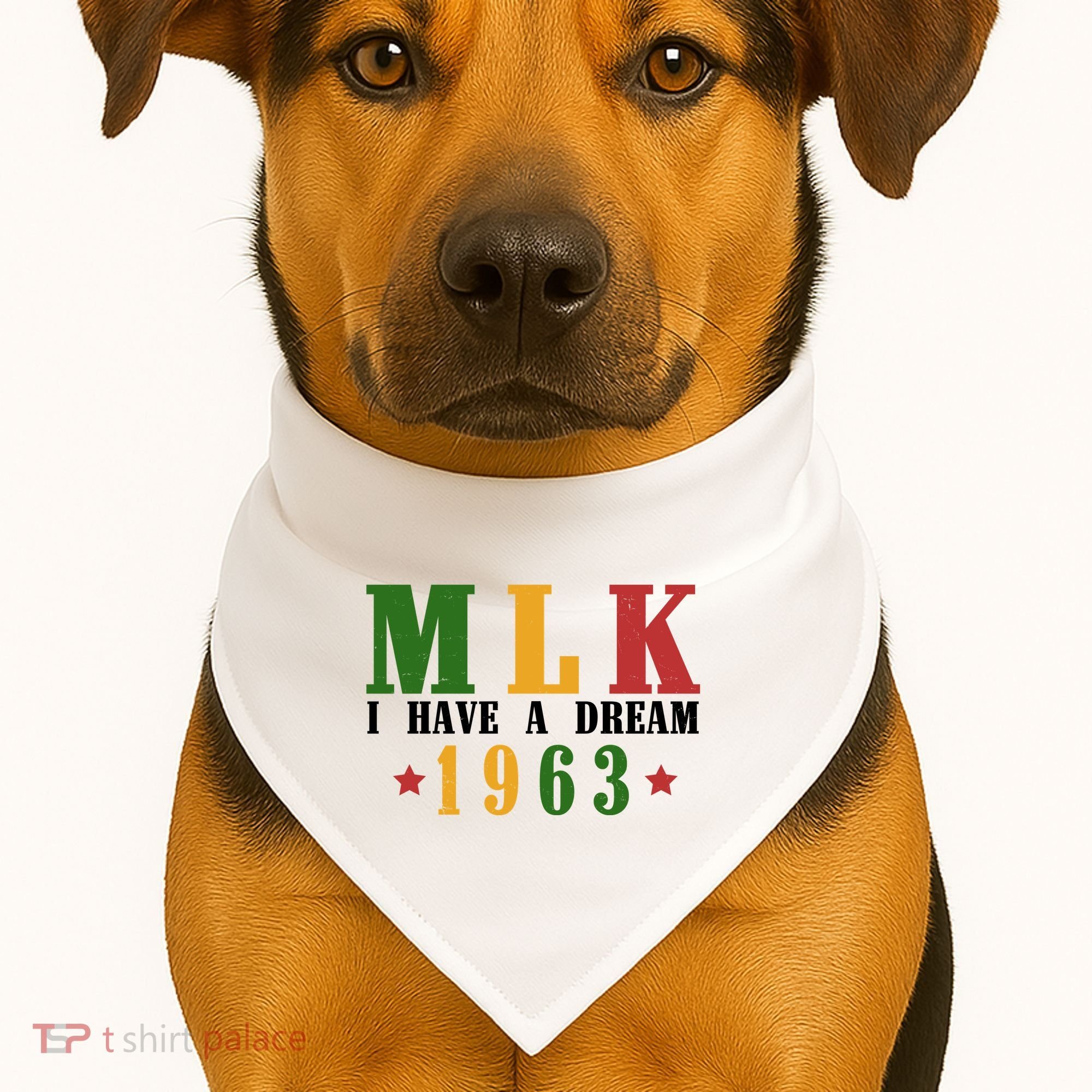 I Have A Dream Mlk Day 1963 USA-Made Doggie Bandana