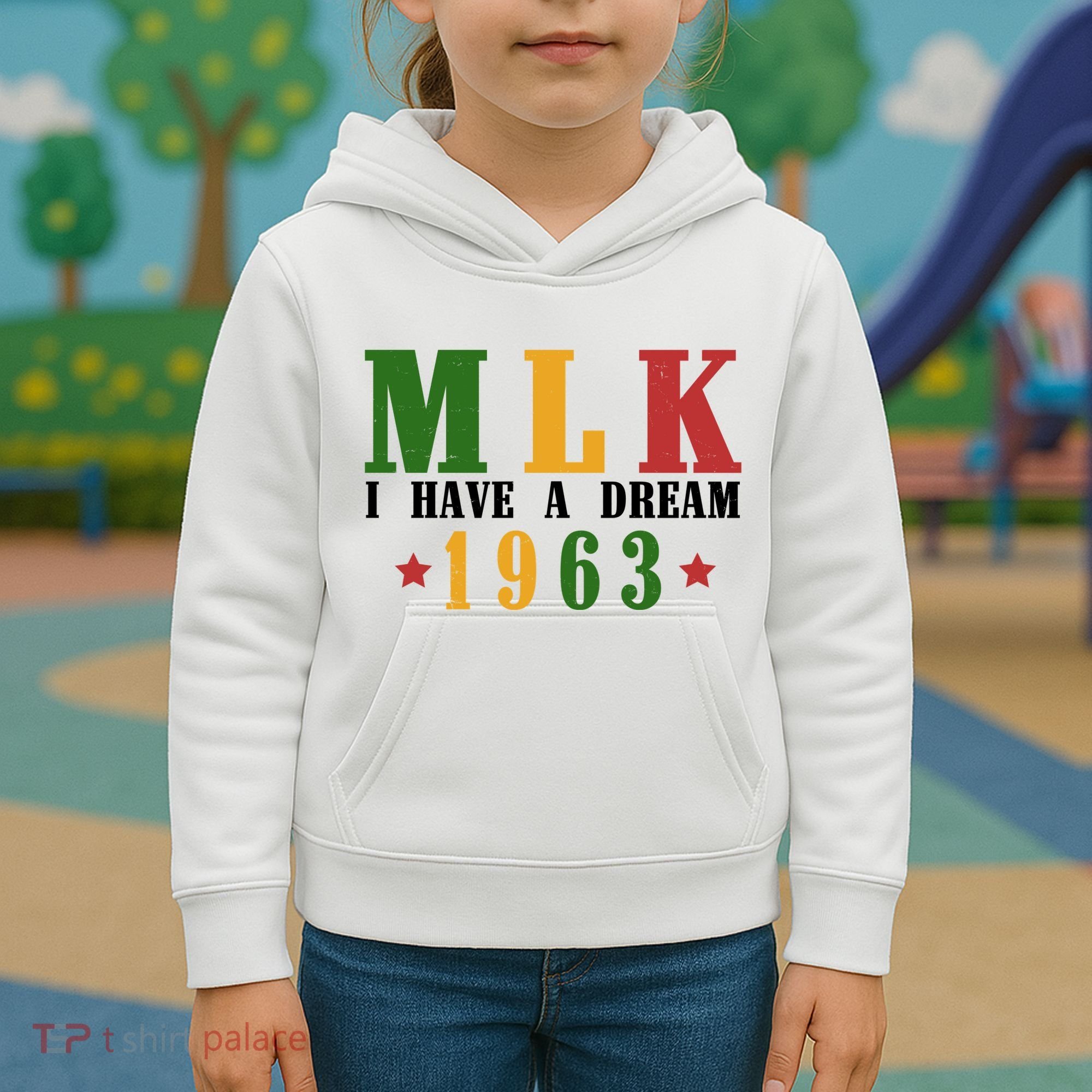 I Have A Dream Mlk Day 1963 Kids Hoodie