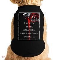 I Hold A Beast An Angel And A Madman Inside Me Doggie Tank thumb 0