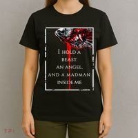 I Hold A Beast An Angel And A Madman Inside Me T-Shirt thumb 4