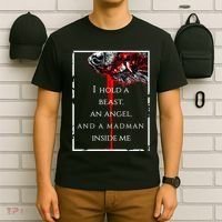 I Hold A Beast An Angel And A Madman Inside Me T-Shirt thumb 6