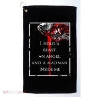 I Hold A Beast An Angel And A Madman Inside Me Golf Towel thumb 0