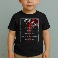 I Hold A Beast An Angel And A Madman Inside Me Toddler T-Shirt thumb 2