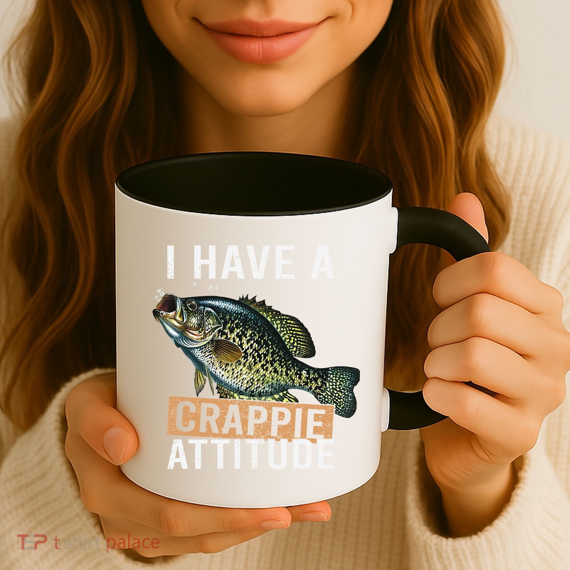 I Have A Crappie Attitude Fishing Coffee Mug