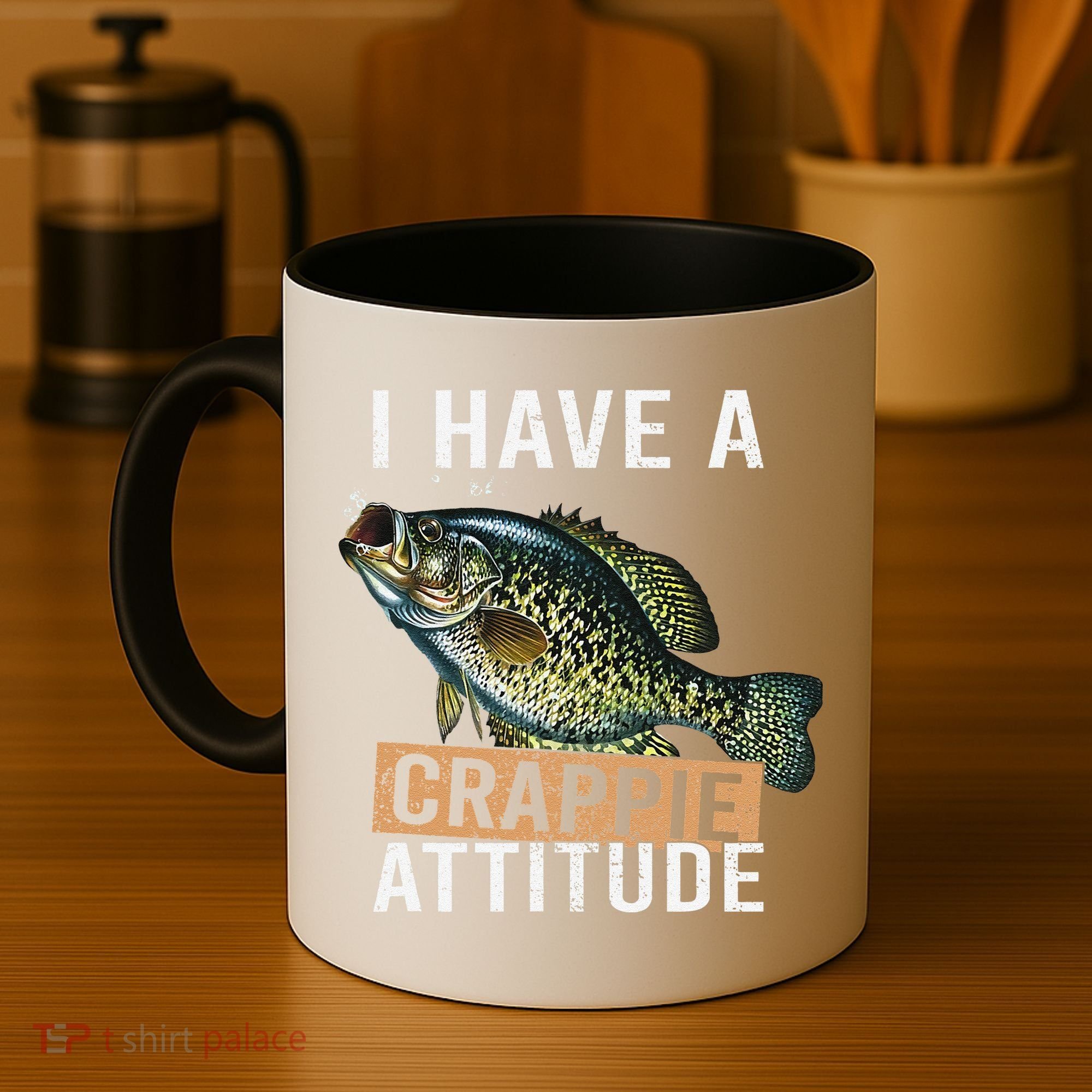 I Have A Crappie Attitude Fishing Coffee Mug