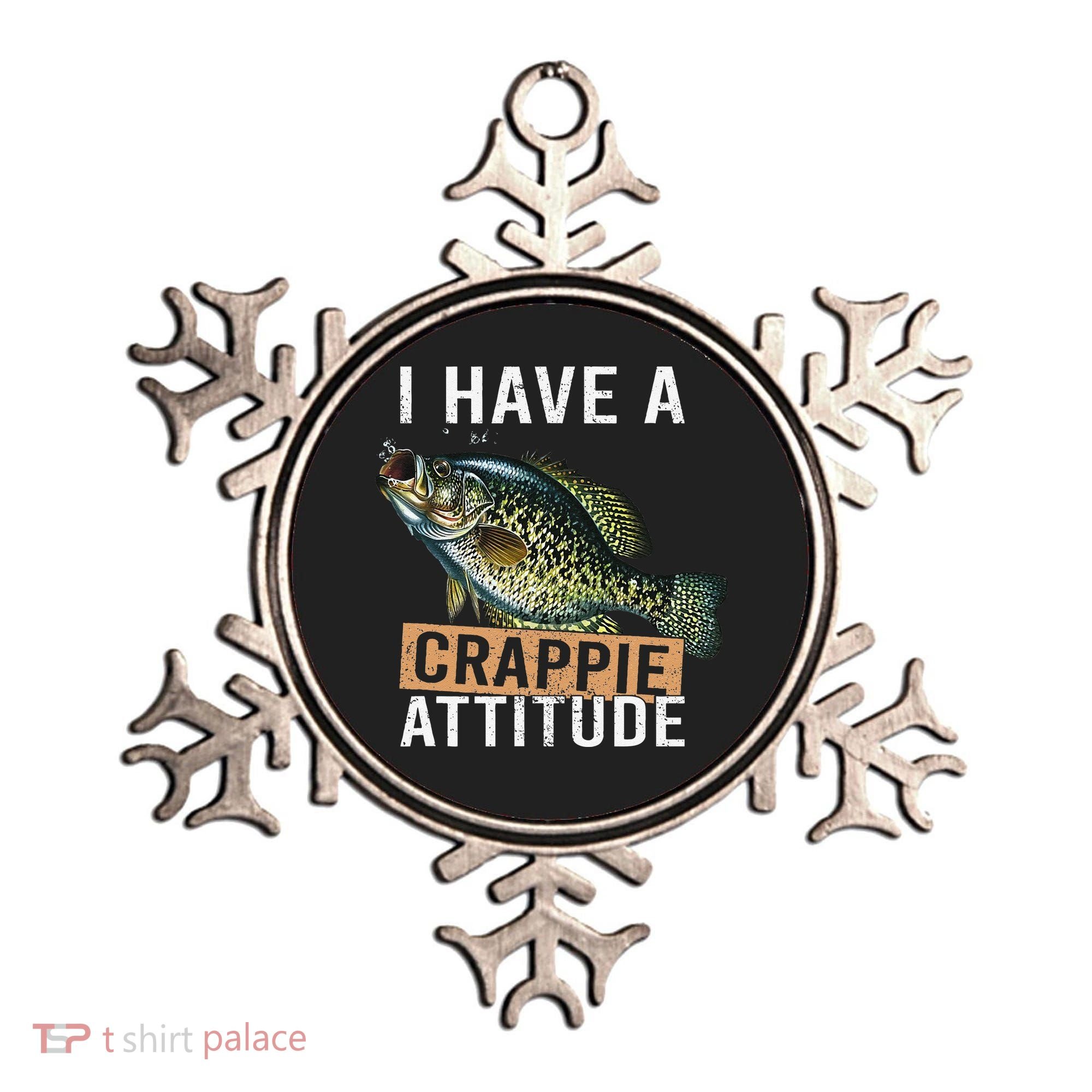 I Have A Crappie Attitude Fishing Ornament